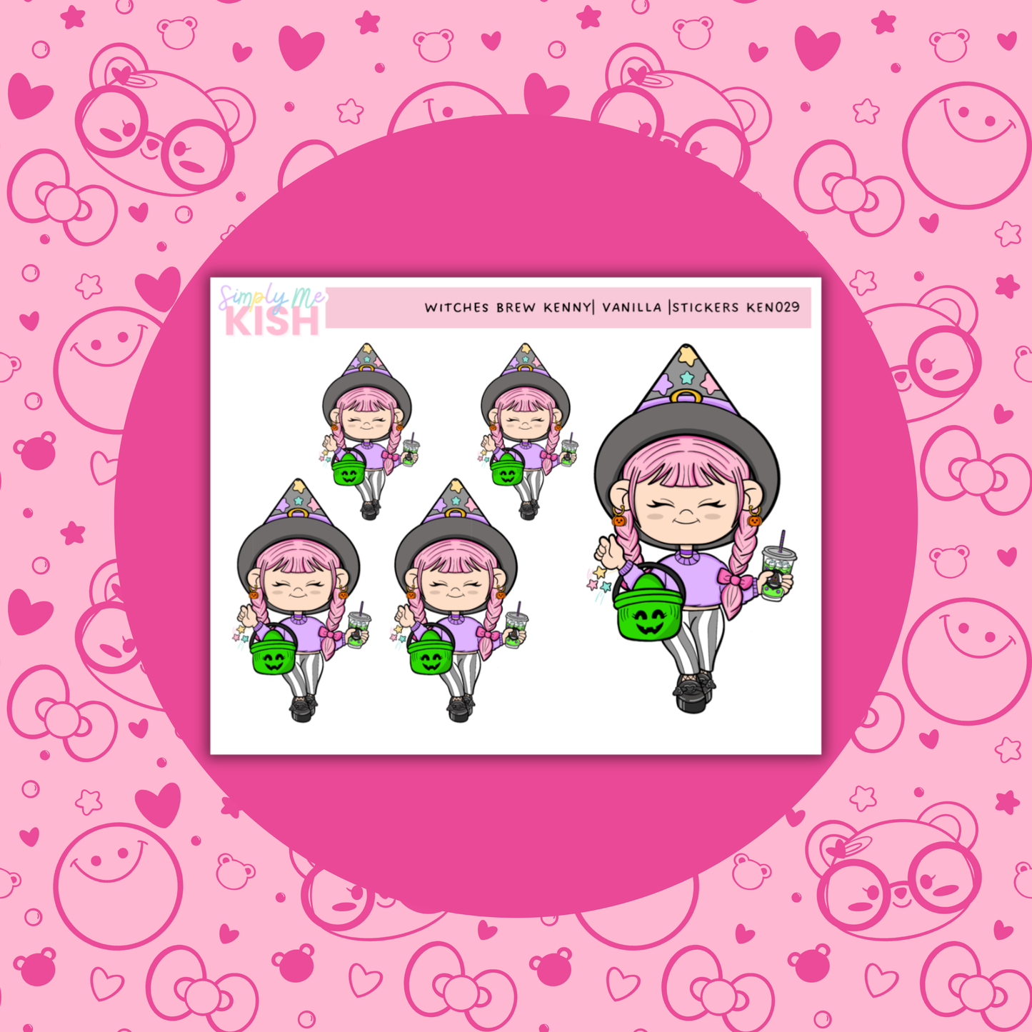 Witches Brew | Kenny Character| Decorative Stickers