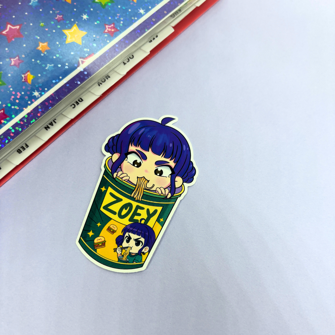 Demon Hunter's Ramen| Sticker Die Cut