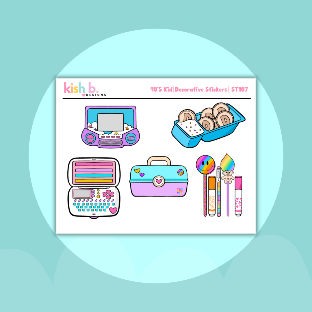 90's Kid | Decorative Stickers