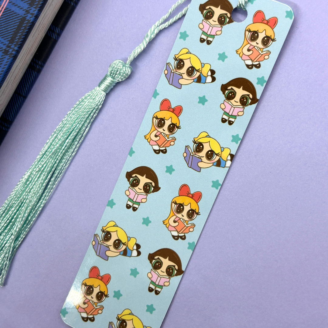 Power Book Girls | Metal | Standard Bookmark