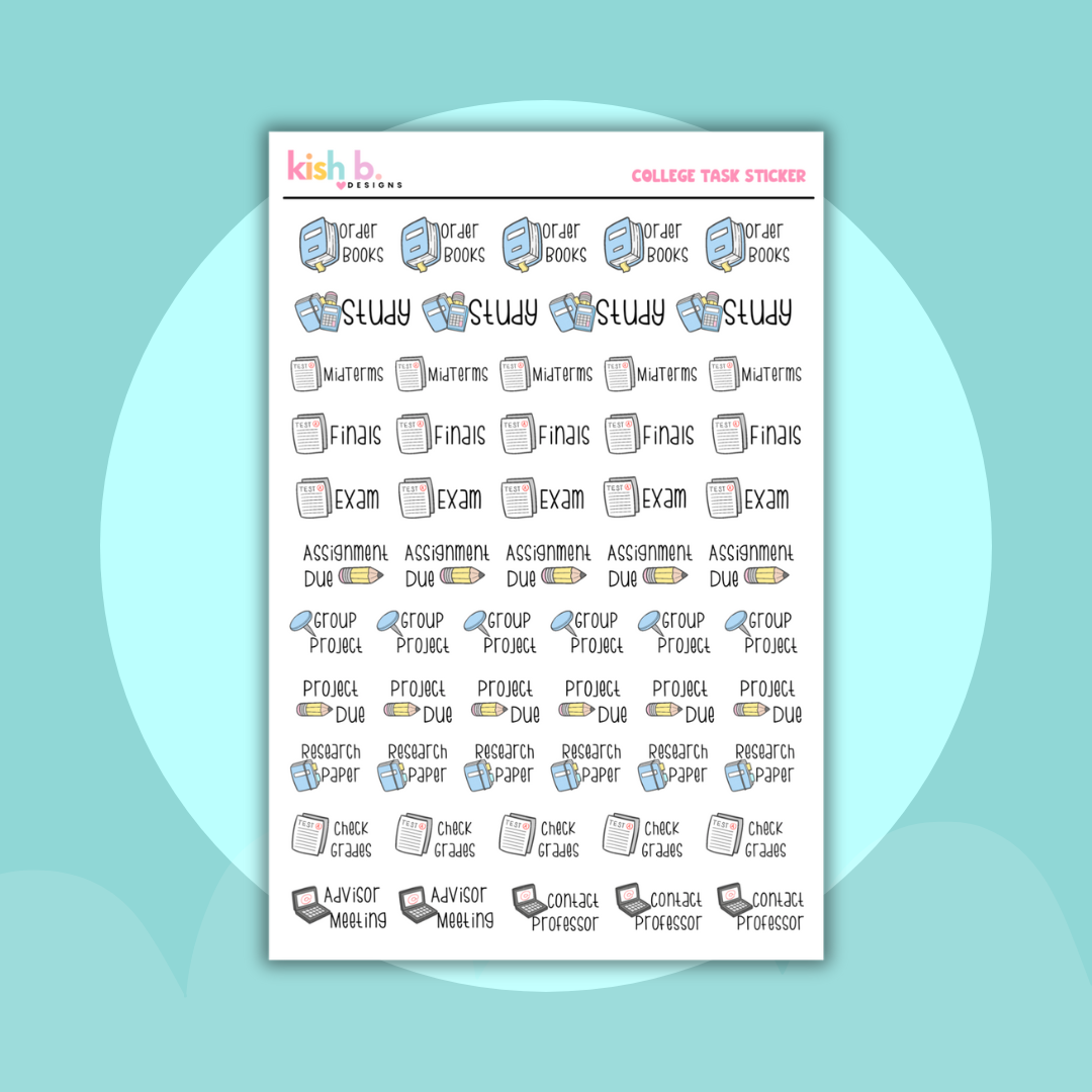 College Variety Stickers