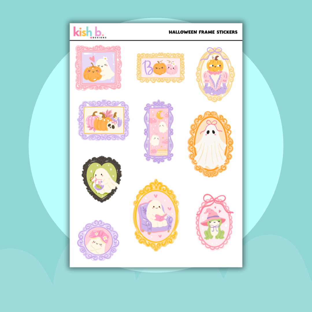 Halloween Frame |Journal| Sticker Sheet