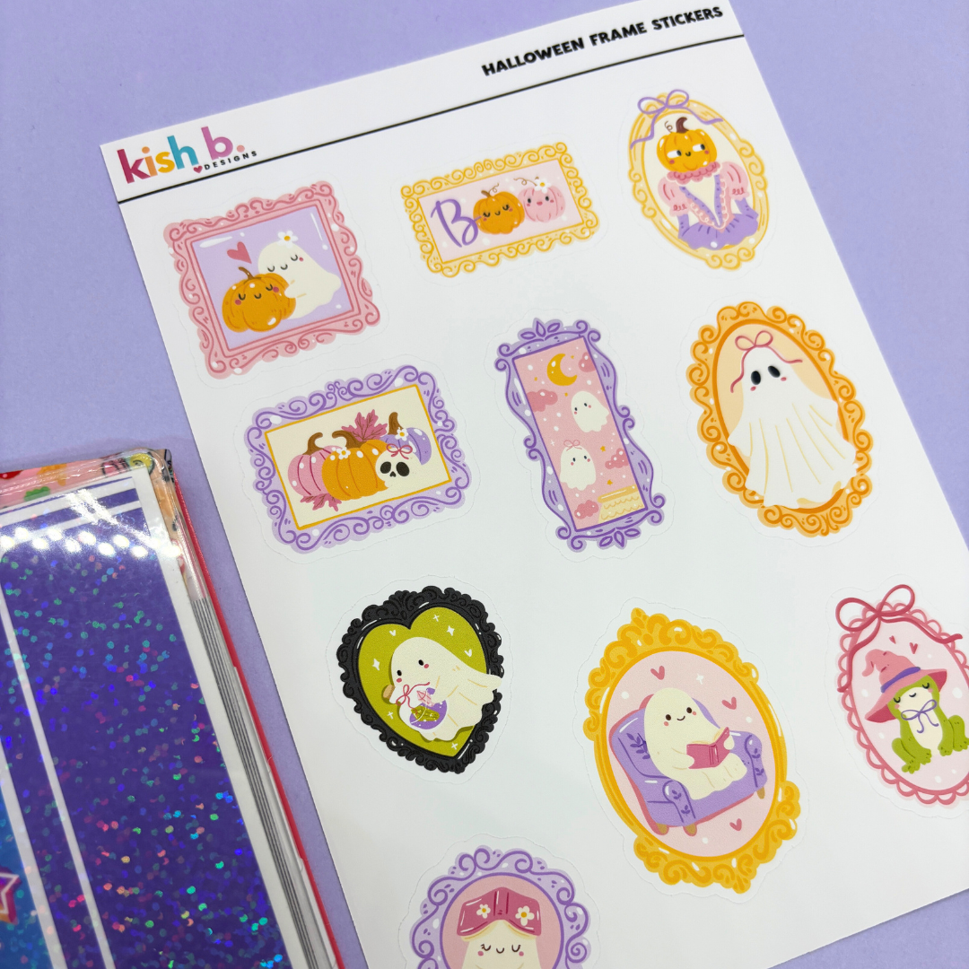 Halloween Frame |Journal| Sticker Sheet