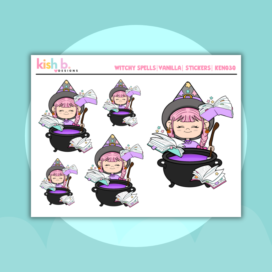 Magical Spells | Kenny Character| Decorative Stickers