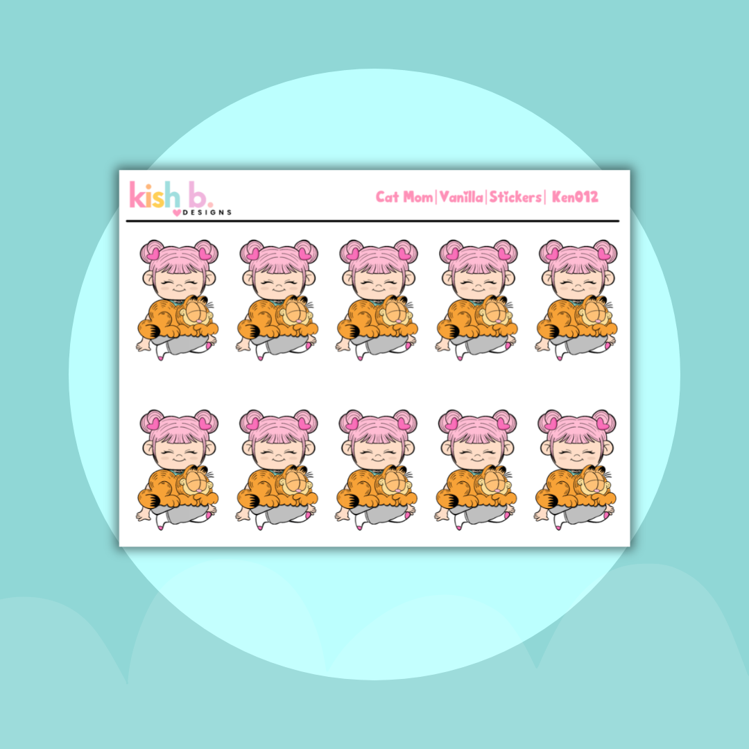 Cat Mom | Kenny|Icon| Character Stickers