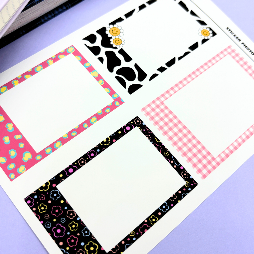 Sticker Photo Frames |Journal| Sticker Sheet