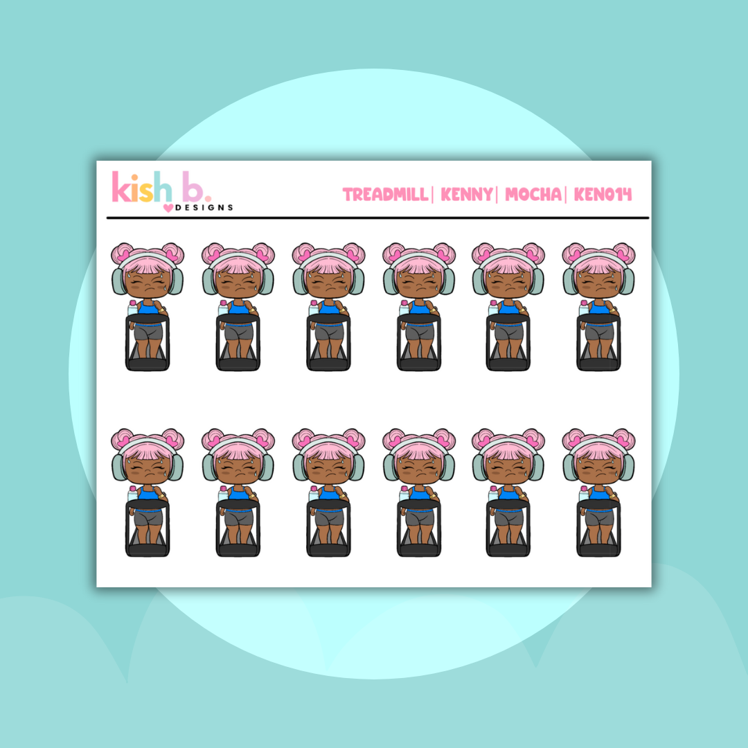 Treadmill Kenny| Character |Stickers