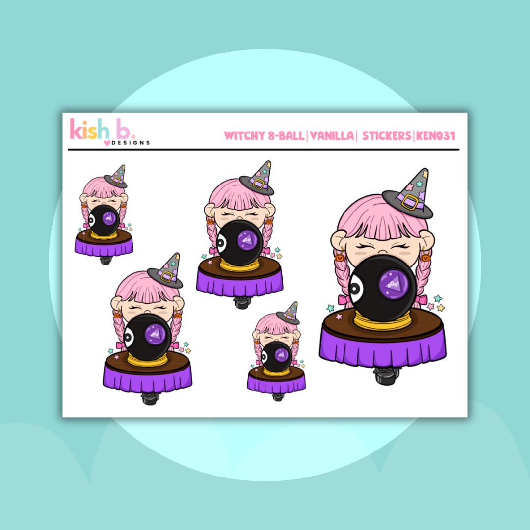Magical 8-Ball | Kenny Character| Decorative Stickers