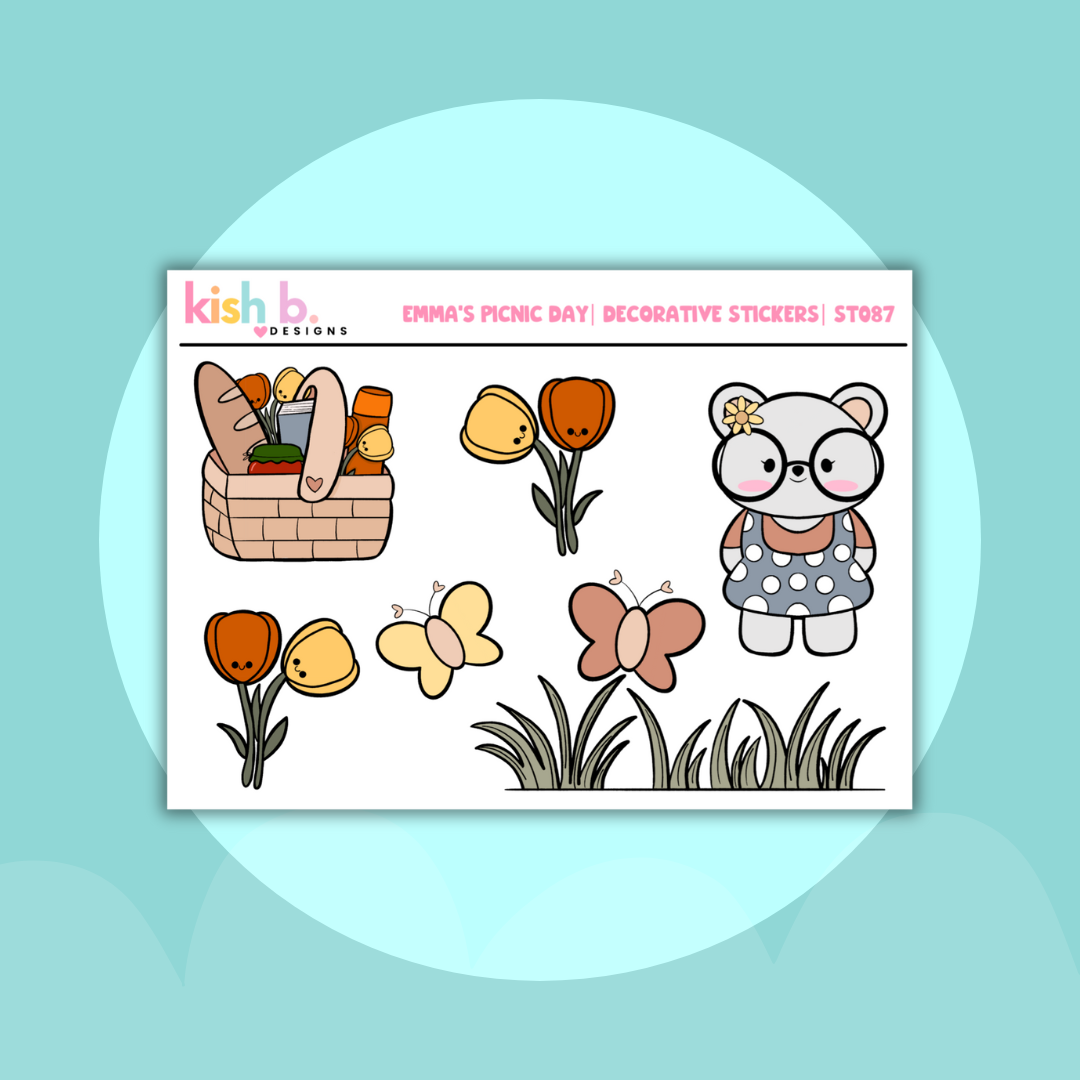 Emma's Picnic Day | Decorative | Stickers