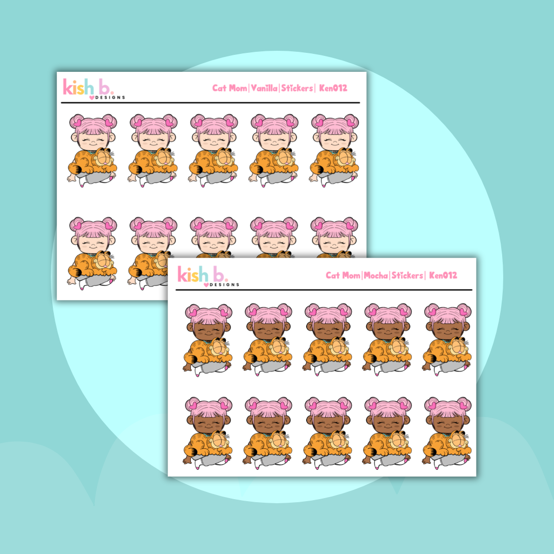 Cat Mom | Kenny|Icon| Character Stickers