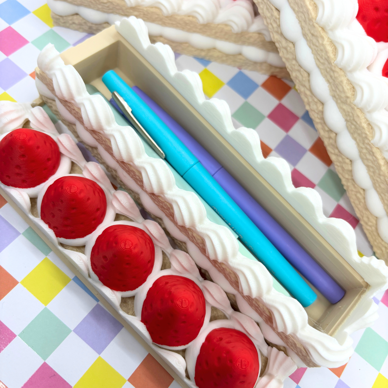Strawberry Shortcake| Pen Case | 3D Printed|