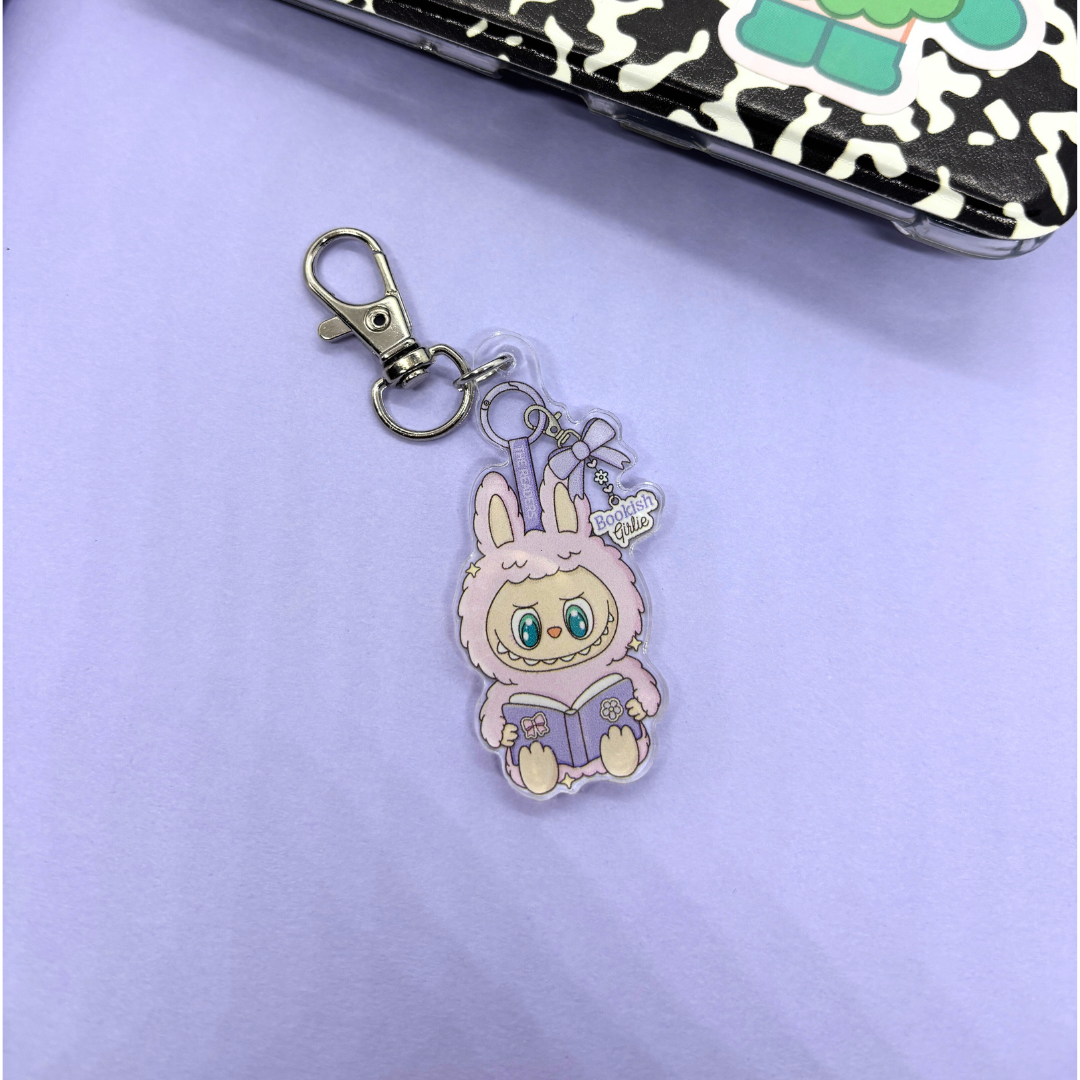 LaBookish Girlie| Bookish| Acrylic Charm| USB-C Charm