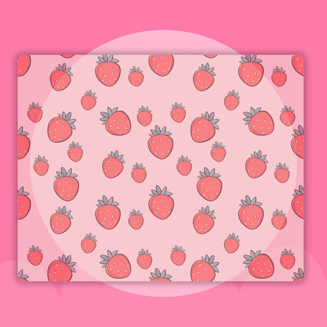 Strawberry Summer | Strawberry | Vellum| Decorative Sheet