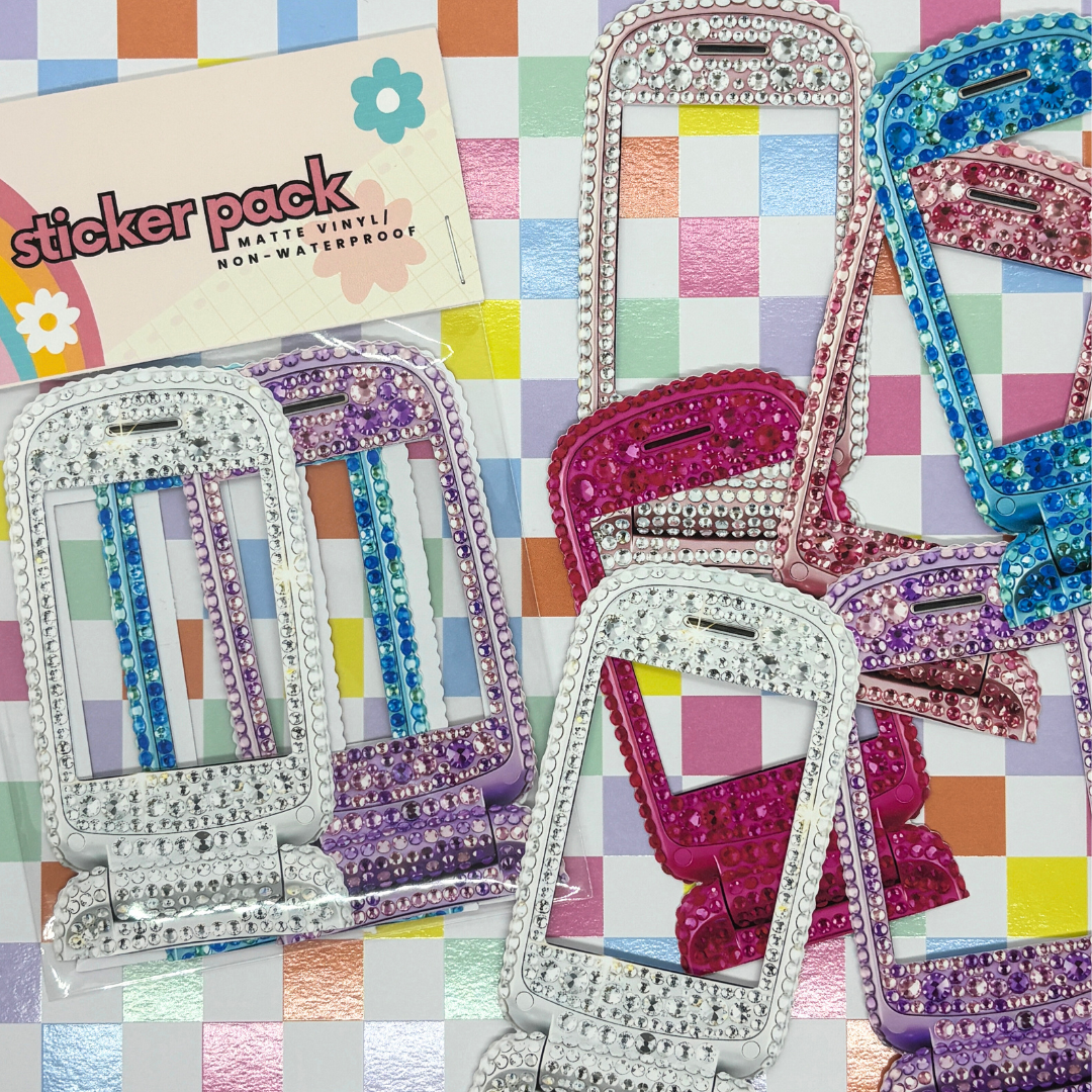 Flip Phone Frames | Sticker Pack| Die Cuts