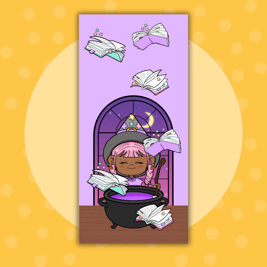 Witchy Vibes Magical Vibes | Weeks| Full Page Sticker