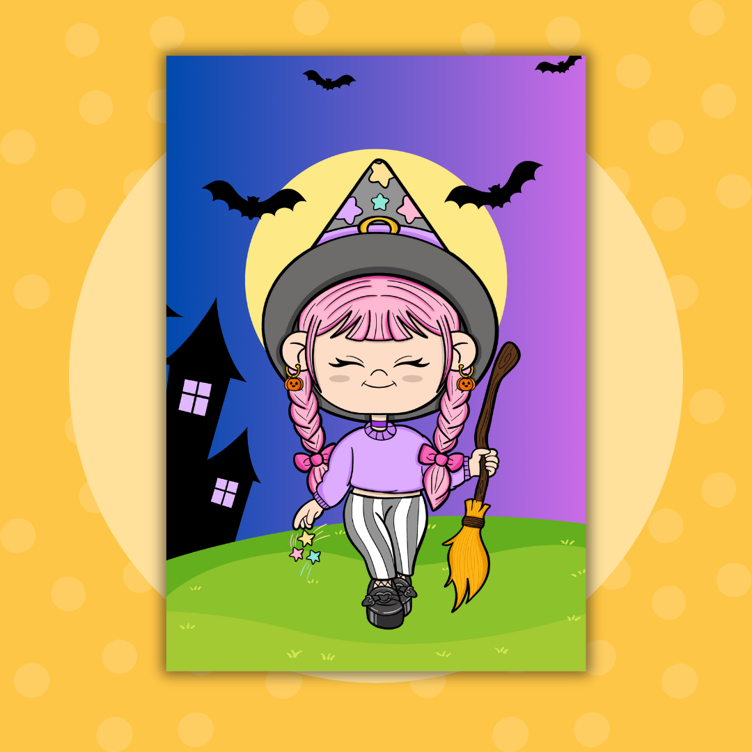 Witchy Vibes | A5| Full Page Sticker