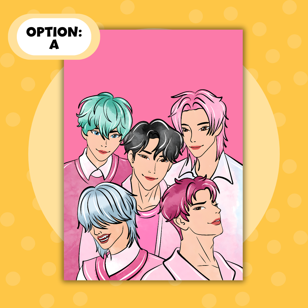 Saja Boys| KPop| Demon Hunter| A5| Full Page Sticker