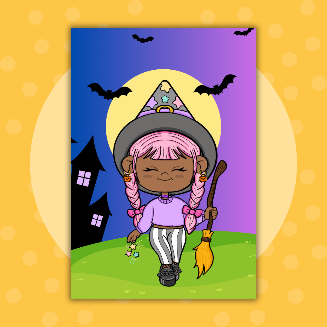 Witchy Vibes | A5| Full Page Sticker