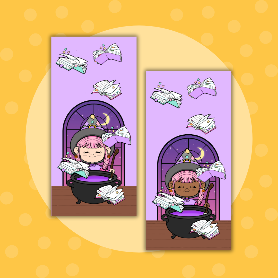 Witchy Vibes Magical Vibes | Weeks| Full Page Sticker