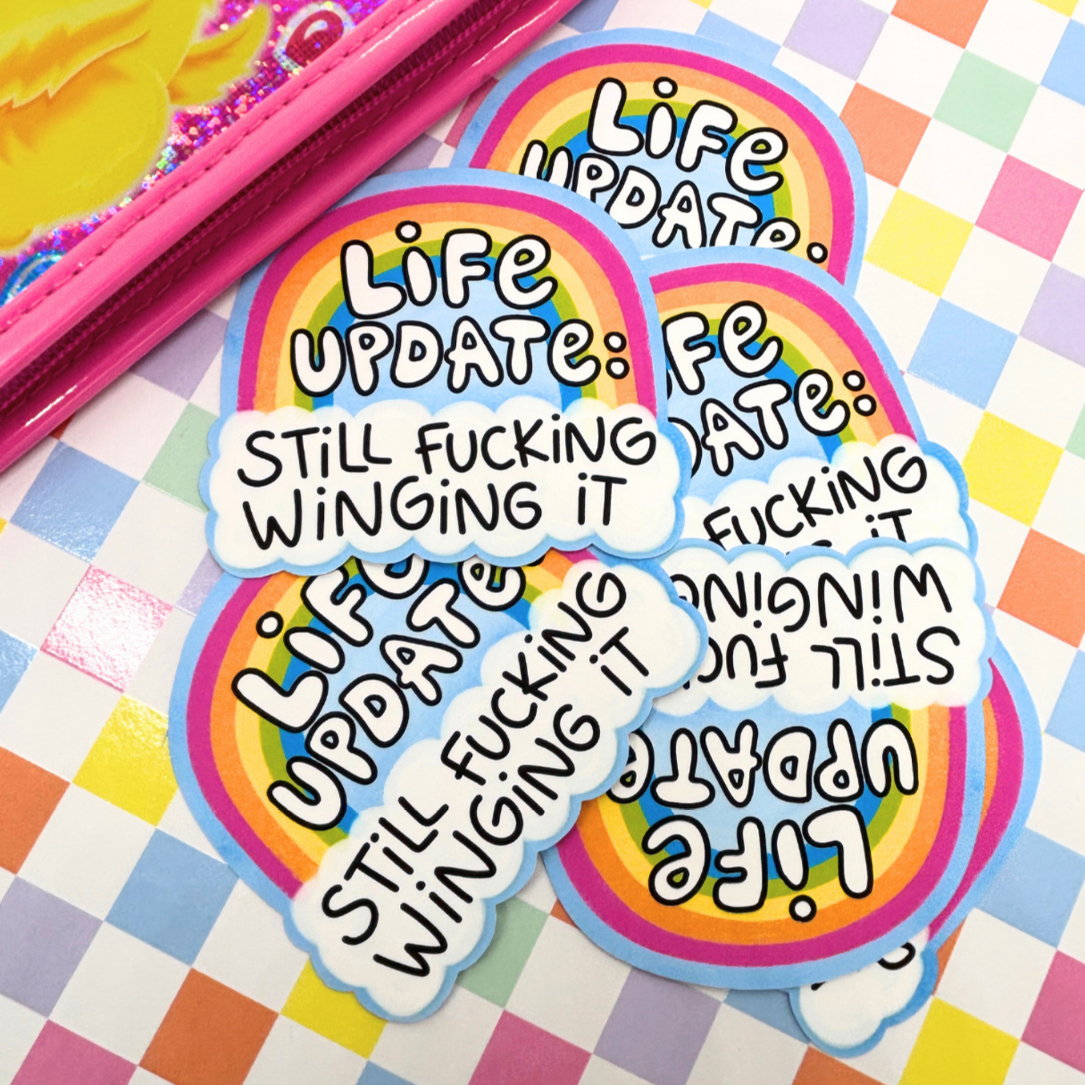 Life Update: Still Winging It|Uncensored| Sticker Die Cut