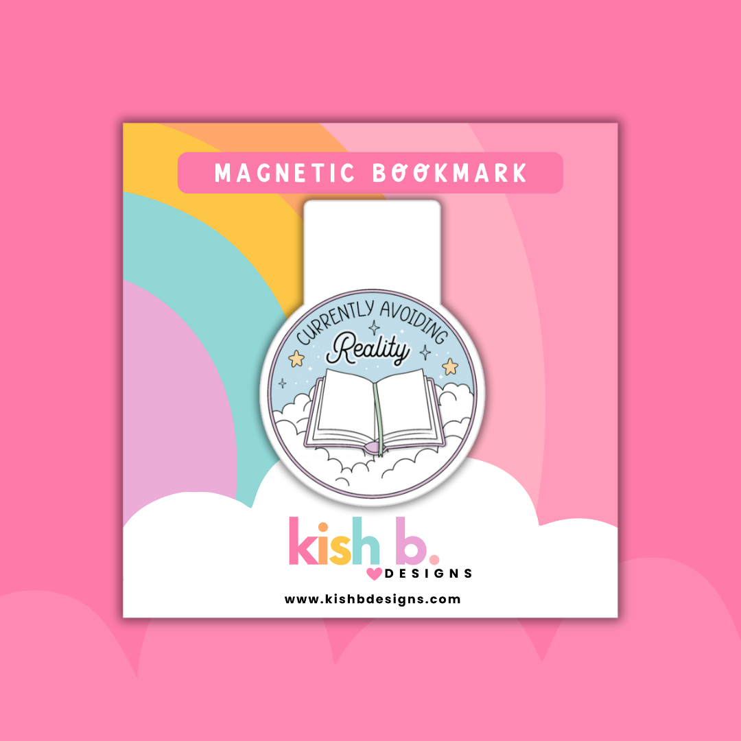 Currently Avoiding Reality | Magnetic Bookmark