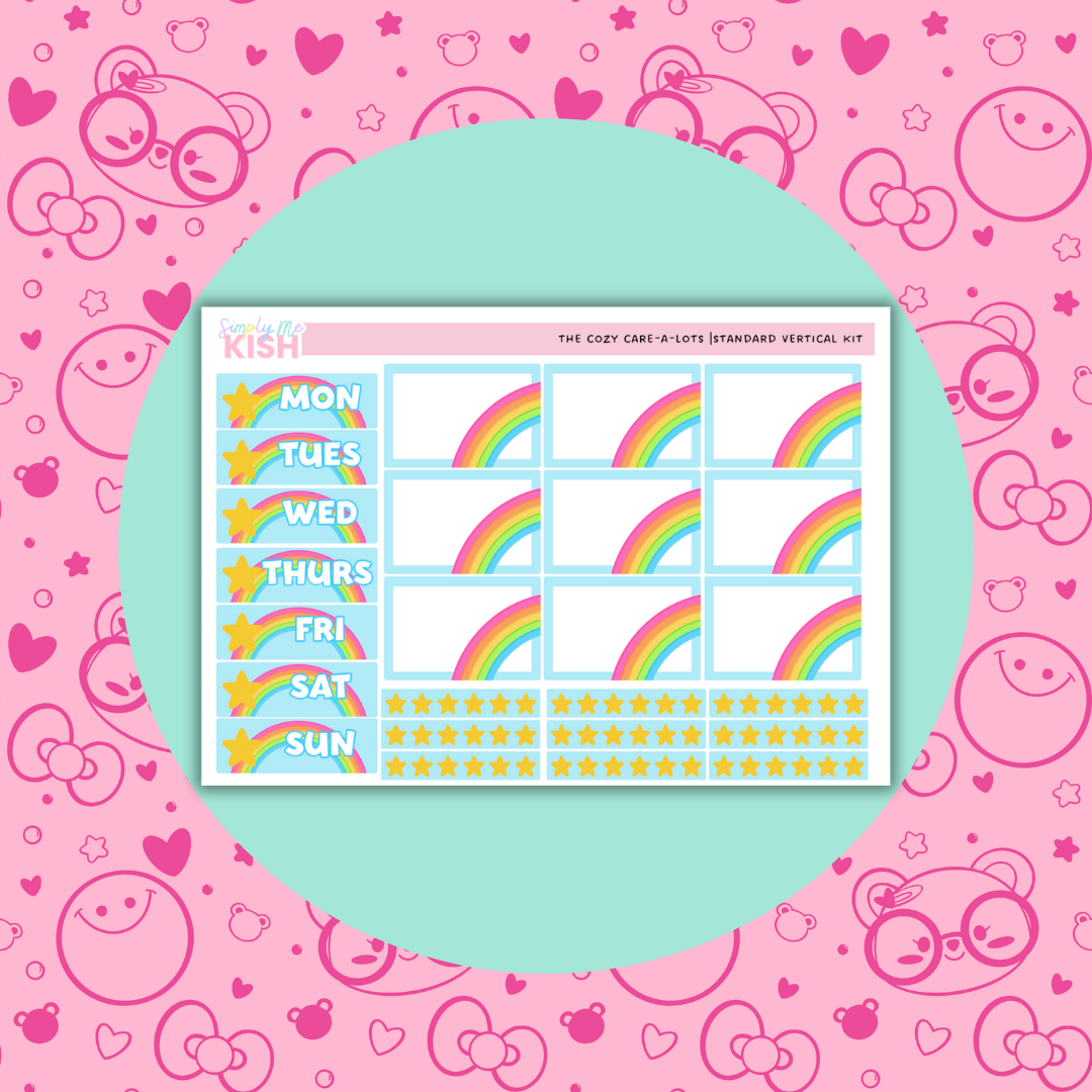 The Cozy Care-a-lots | Standard Vertical | Sticker Kit