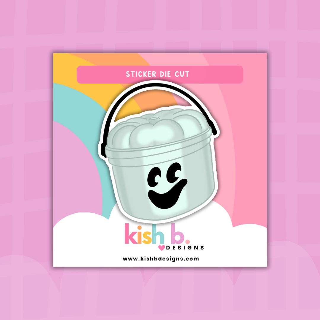 90's Halloween Buckets | Sticker Die Cut
