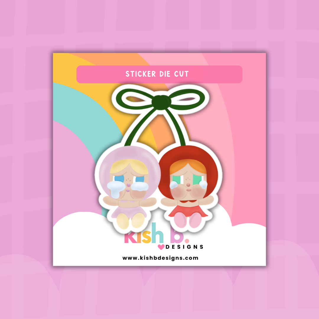 Cherry Baby| Sticker Die Cut(s)