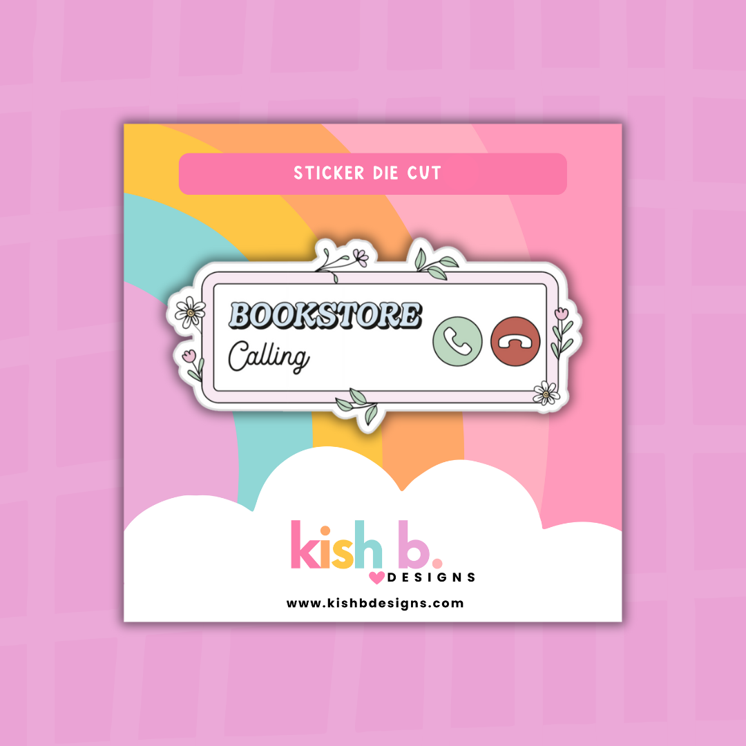 Bookstore Calling| Sticker Die Cut