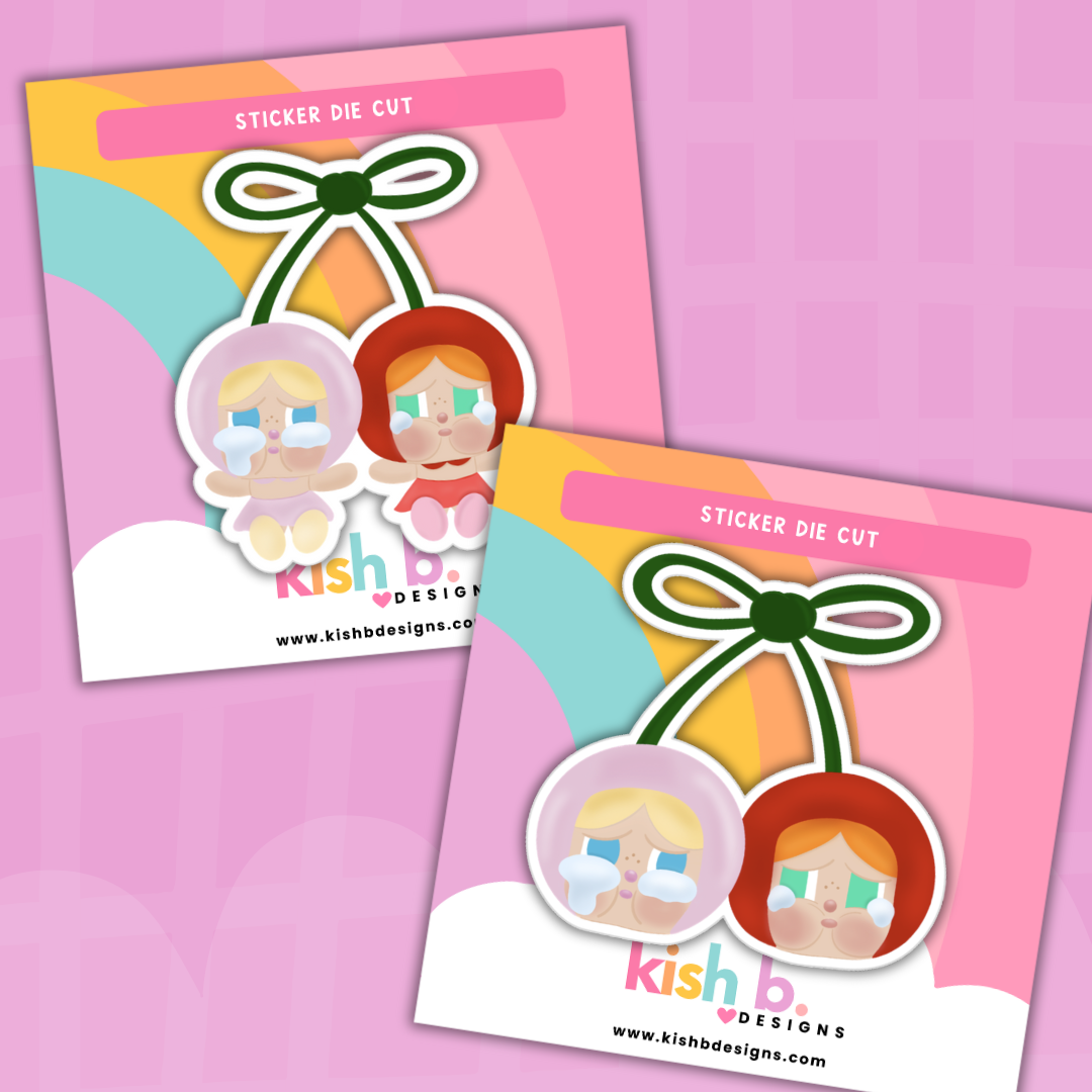 Cherry Baby| Sticker Die Cut(s)