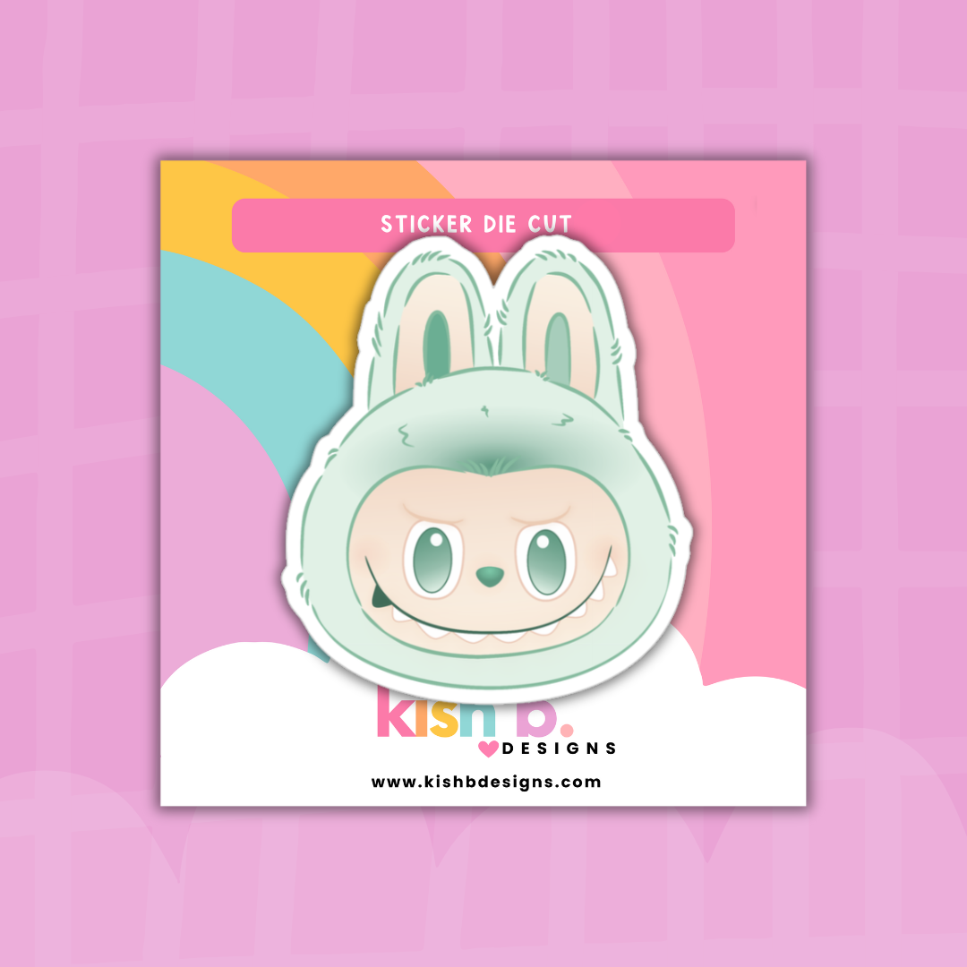 Positive Energy Monster Faces | Sticker Die Cut(s)