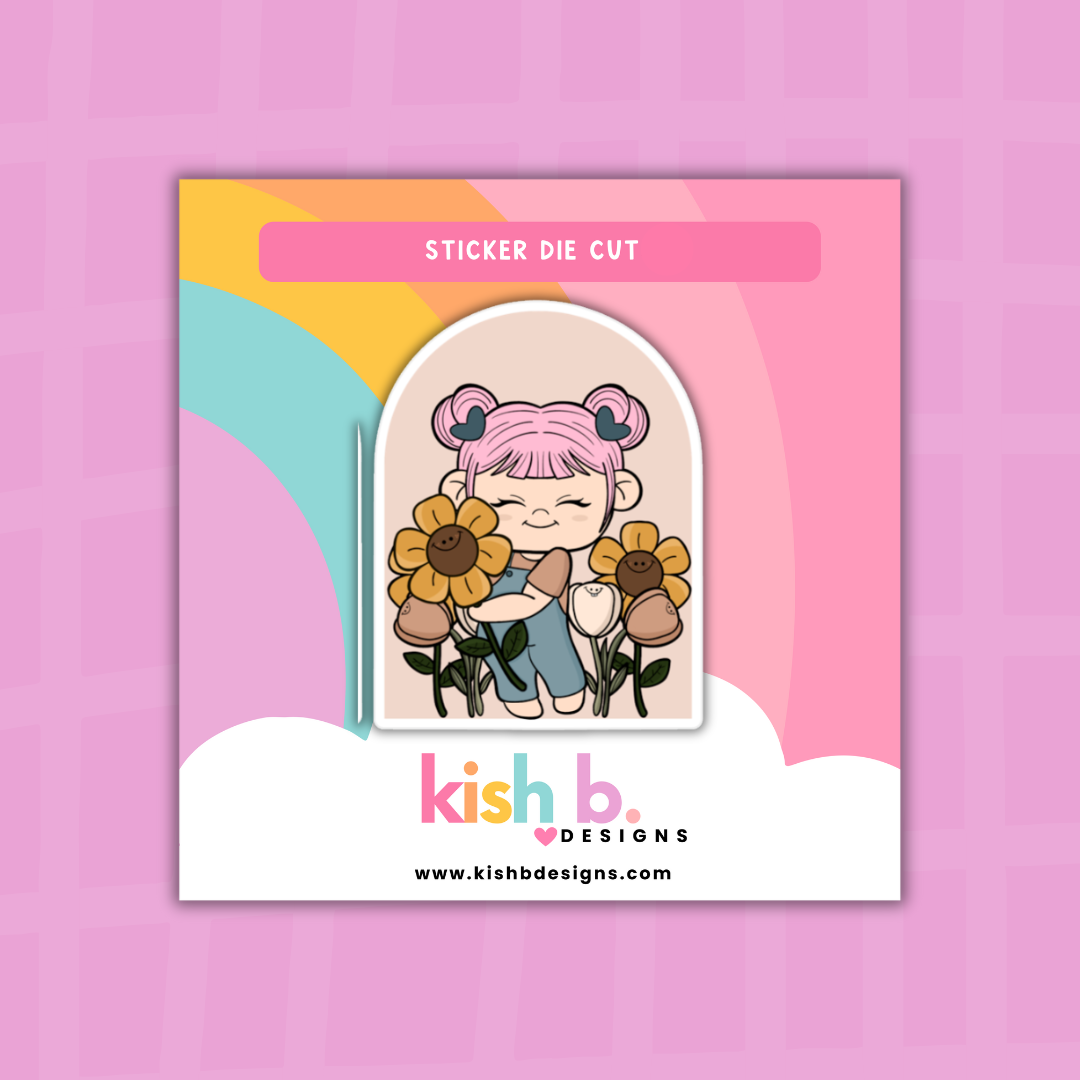 Grow with the Flow | Sticker Die Cut