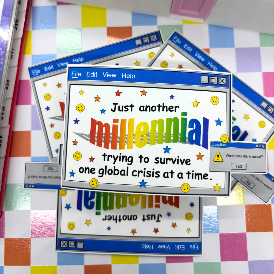 Just Another Millennial...| Sticker Die Cut