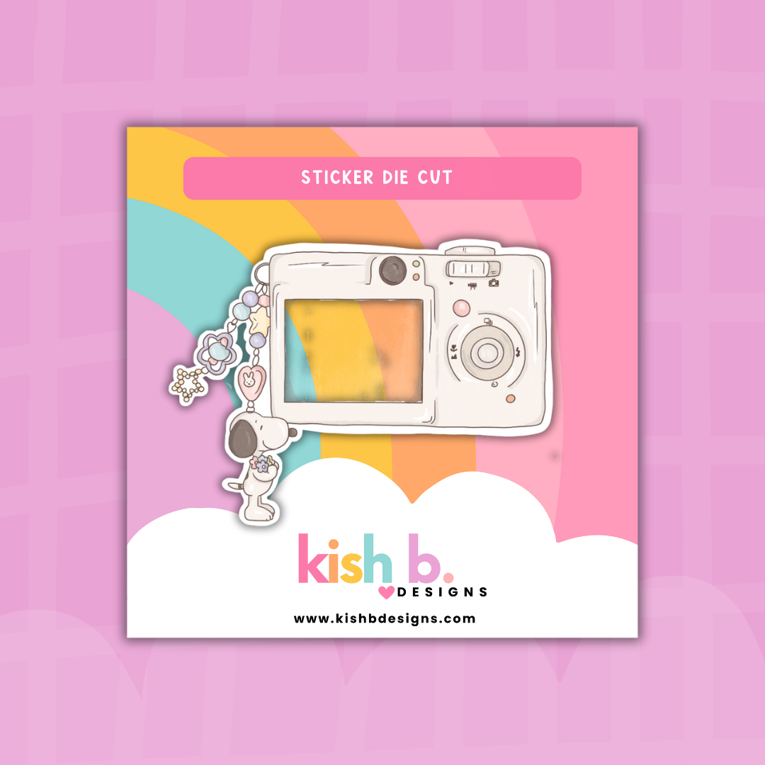 I'm Just A Girl | Peek-a-Boo| Sticker Die Cut(s)