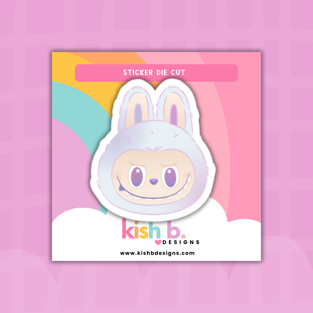 Positive Energy Monster Faces | Sticker Die Cut(s)