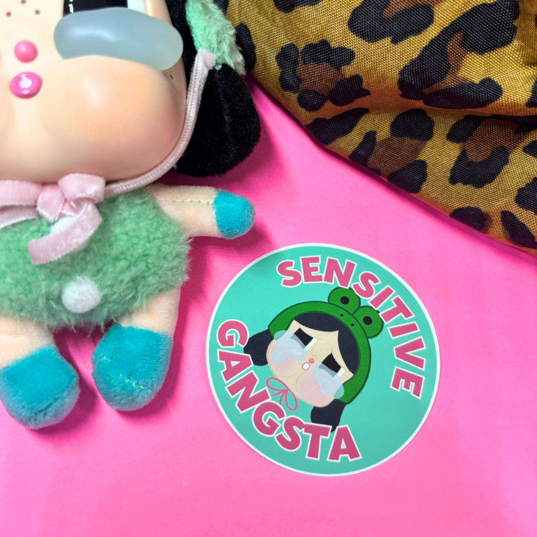 Sensitive Gangsta| Sticker Die Cut