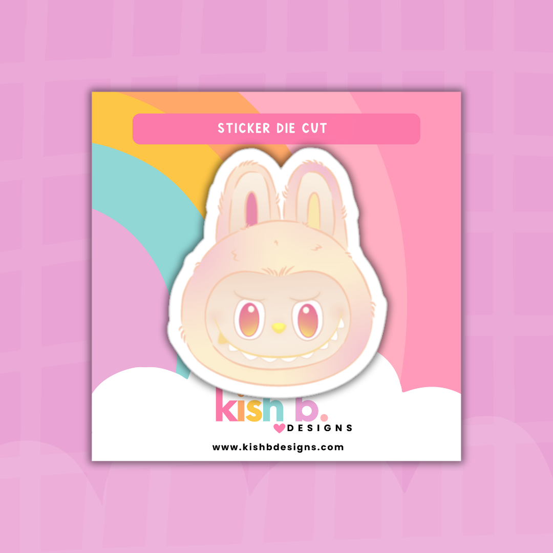 Positive Energy Monster Faces | Sticker Die Cut(s)
