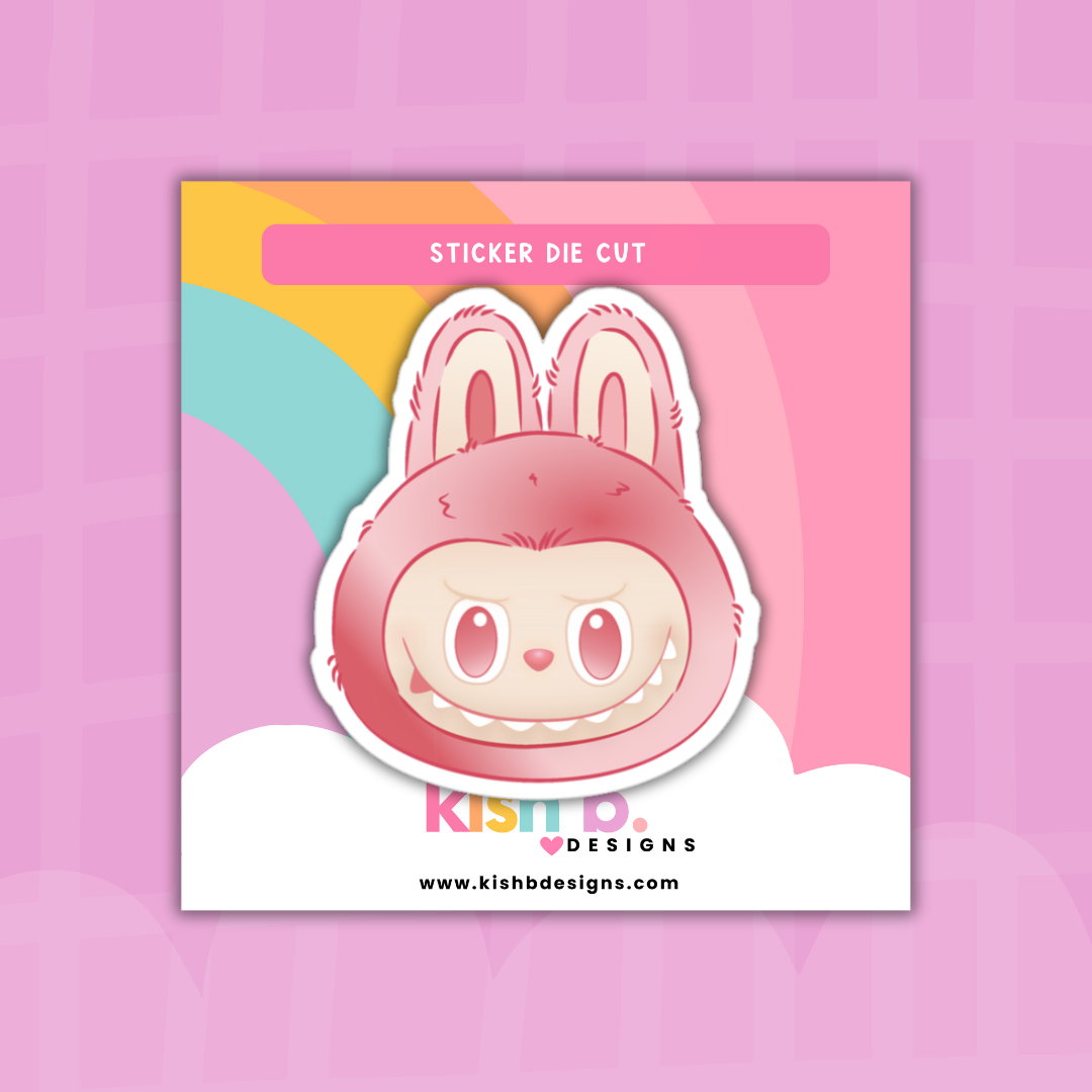Positive Energy Monster Faces | Sticker Die Cut(s)
