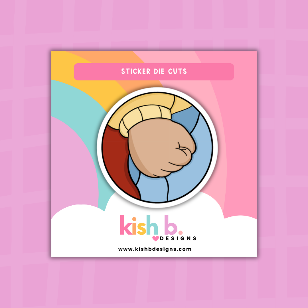 Mr. Read's Fist | Sticker Die Cut