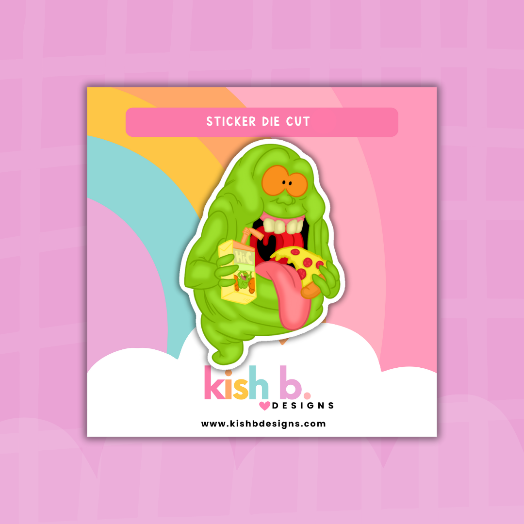 90's Slime Ghost | Sticker Die Cut