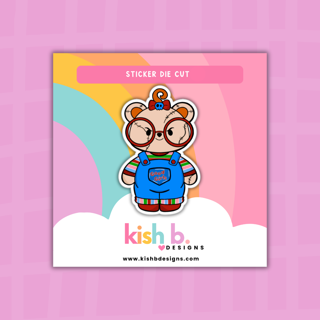 Chucky| Emma Bear | Sticker Die Cut