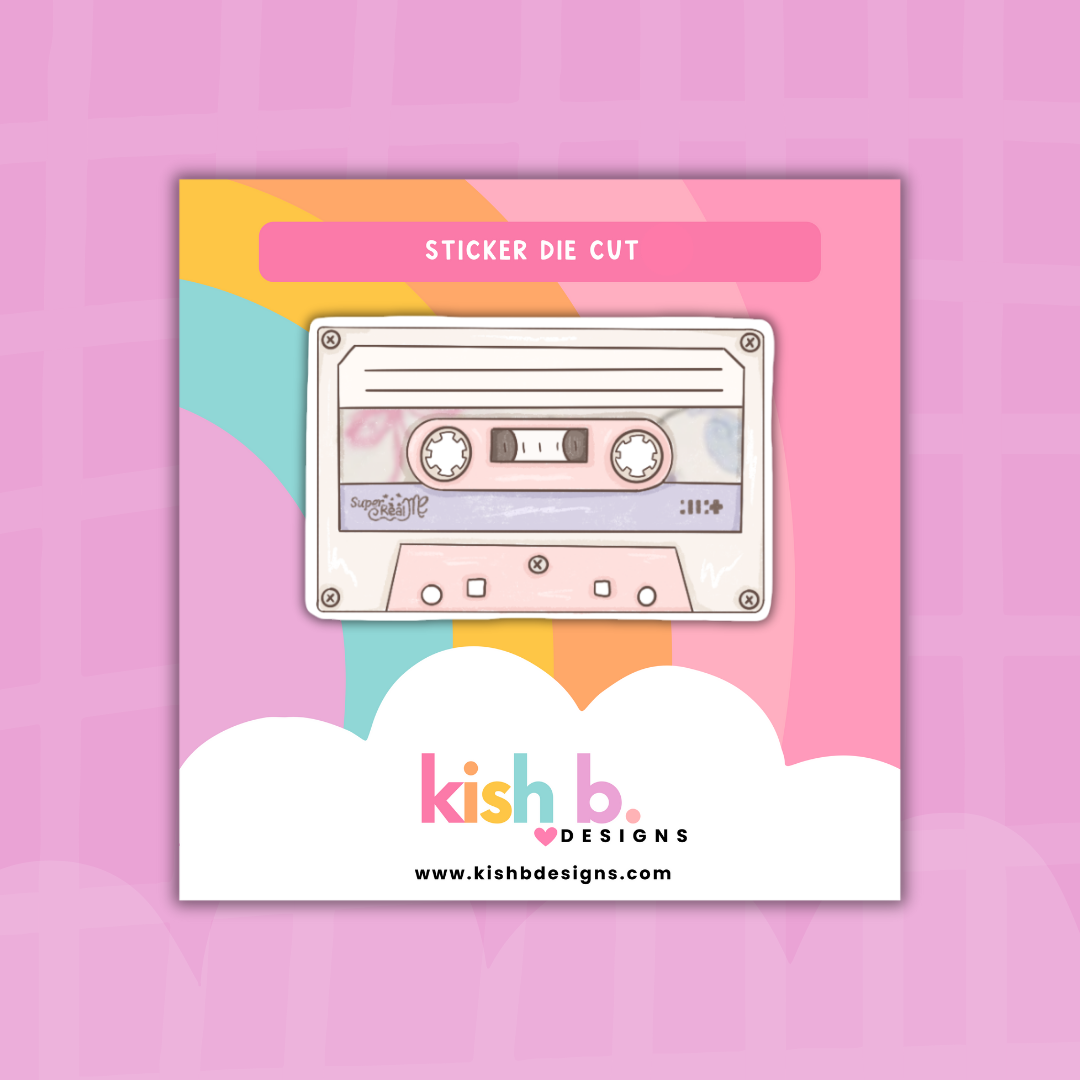 I'm Just A Girl | Peek-a-Boo| Sticker Die Cut(s)