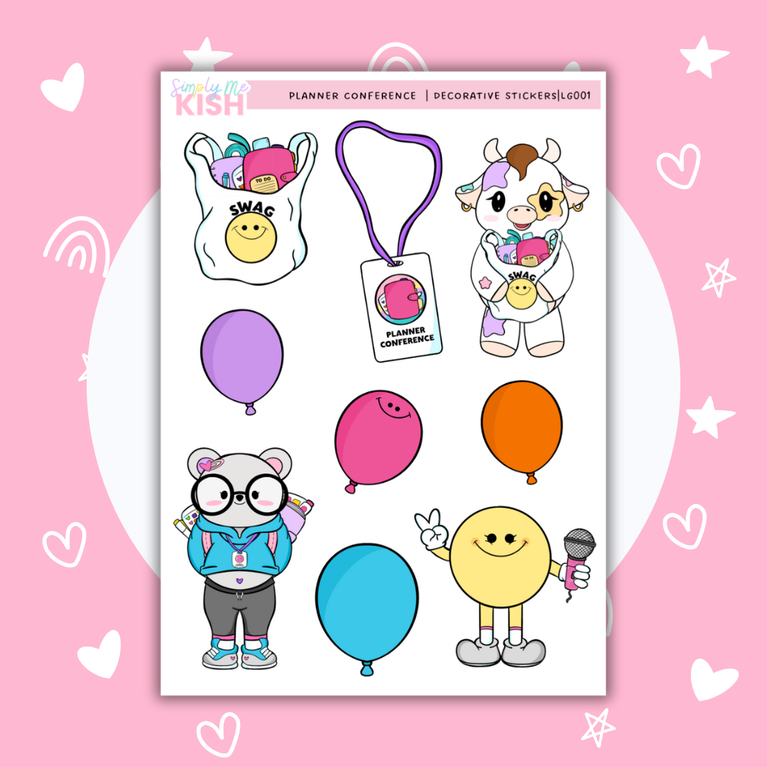 Planner Conference | Decorative | Stickers