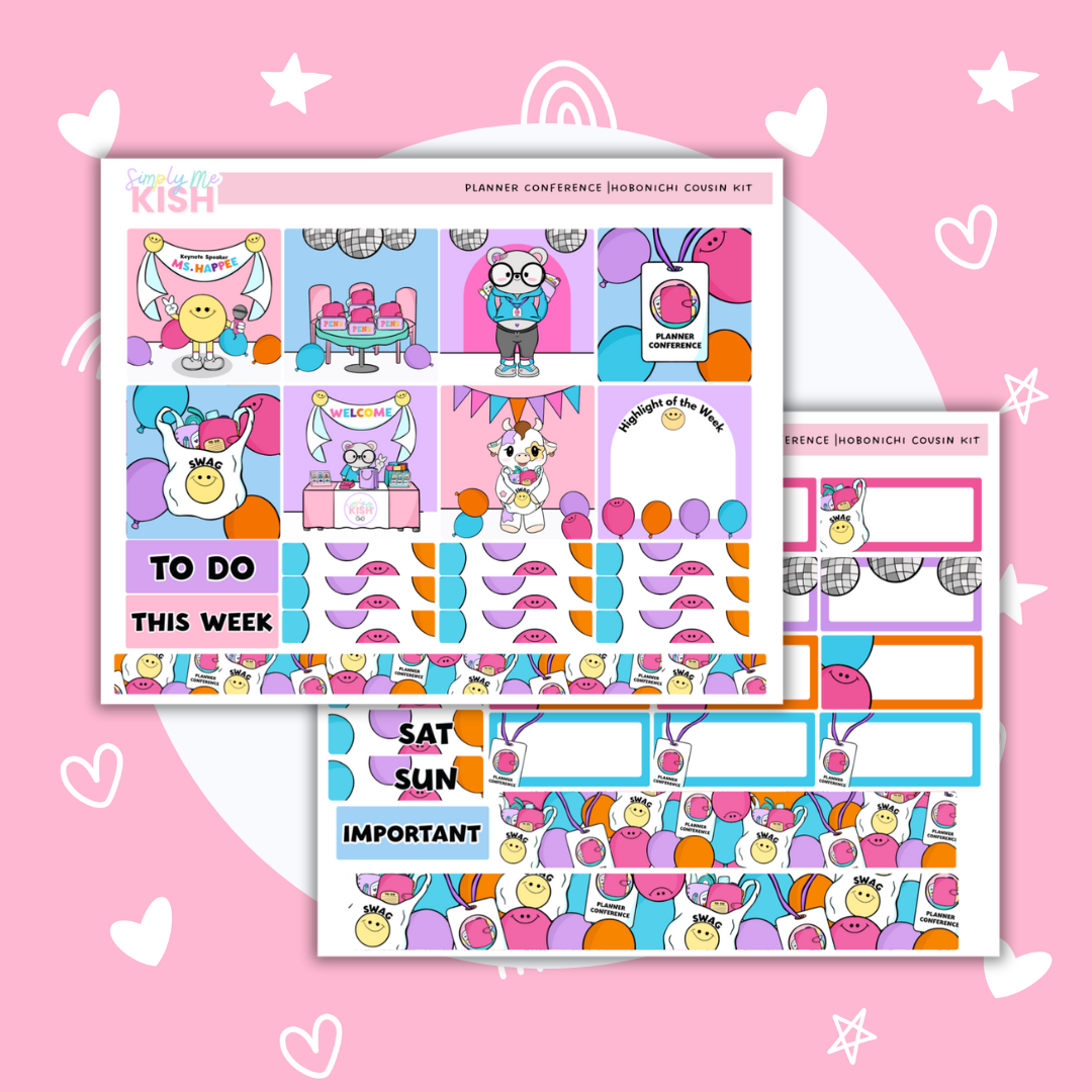 Planner Conference | Cousin| Sticker Kit