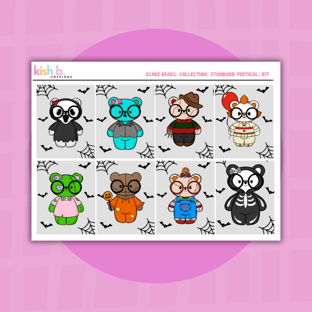 The Scare Bears | Standard Vertical | Sticker Kit