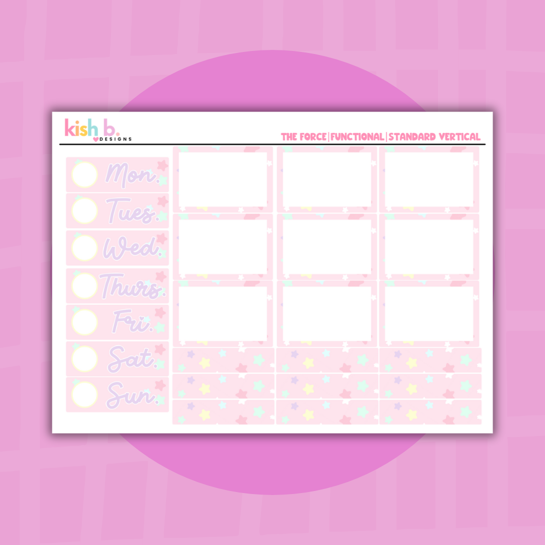The Force| Standard Vertical | Planner Kit