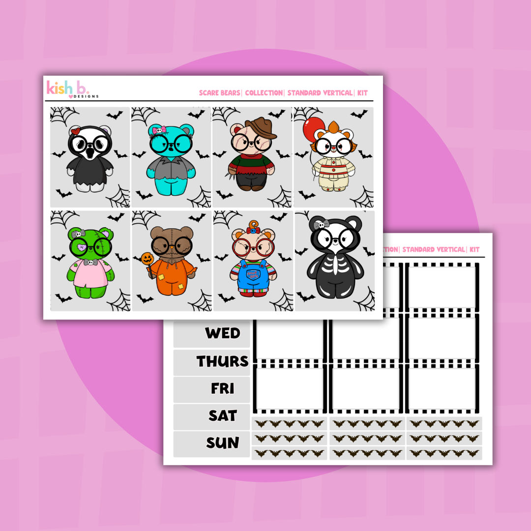 The Scare Bears | Standard Vertical | Sticker Kit