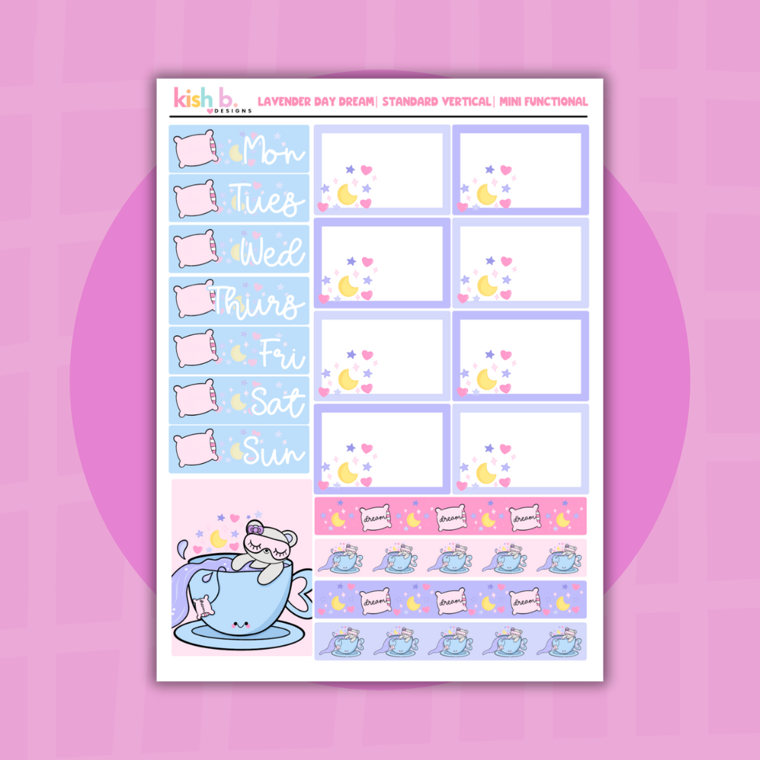 Lavender Daydream | Standard Vertical | Mini Functional Kit