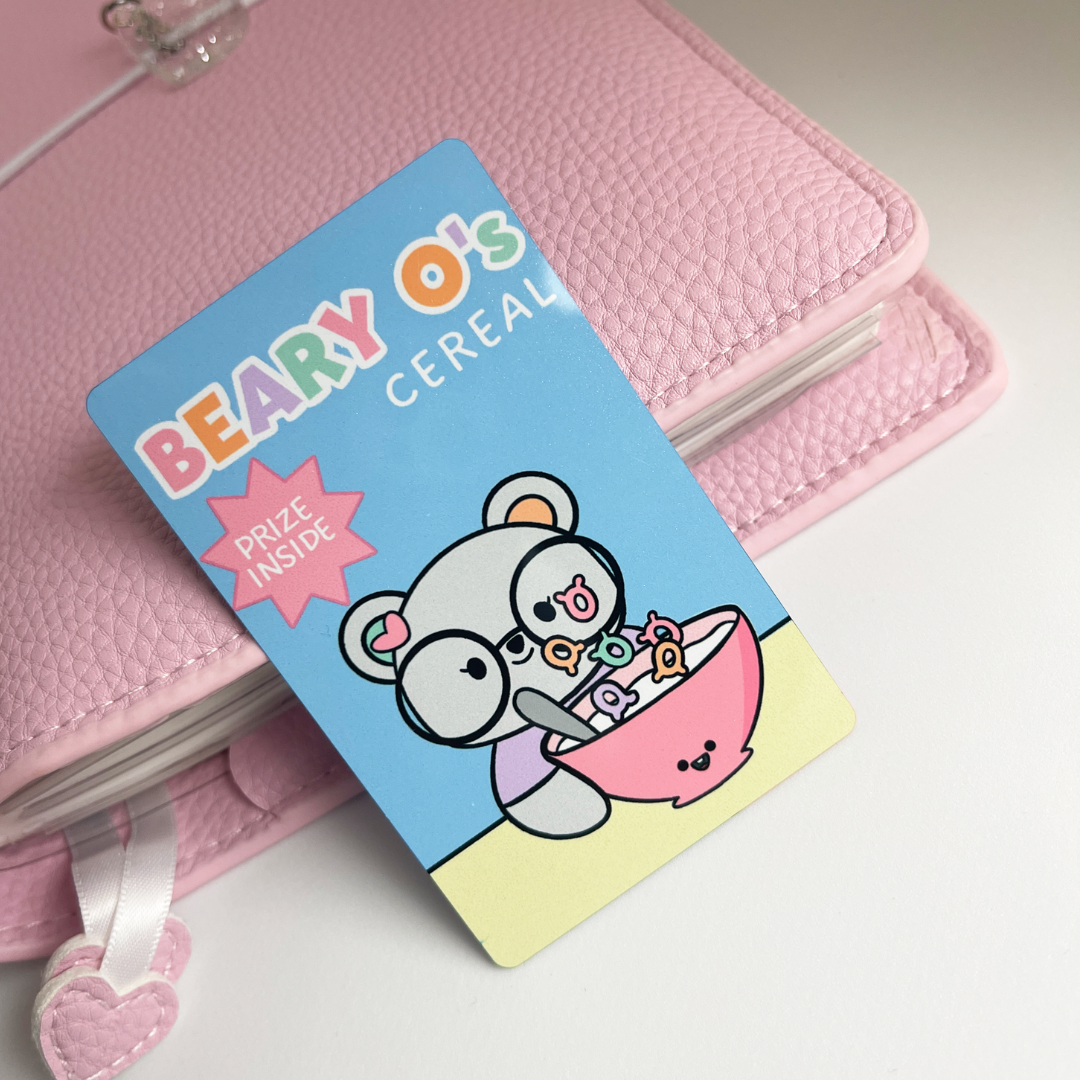 The Breakfast Club| Cereal Box | Metal Book Card | Washi Card