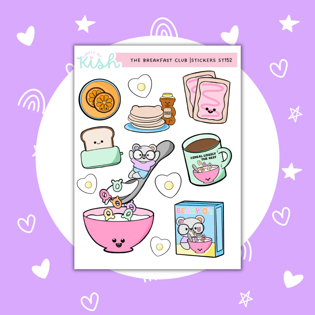 The Breakfast Club | Decorative | Stickers